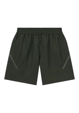 Curved Zip Track Shorts