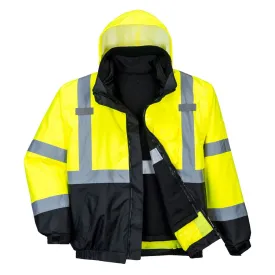 Hi-Vis Premium 3in1 Bomber Jkt S365